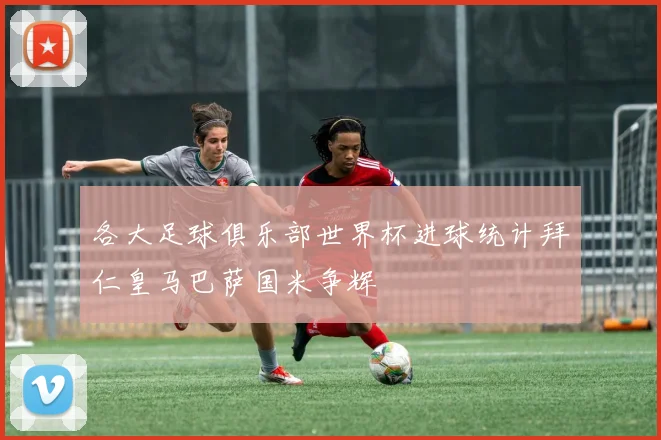 各大足球俱乐部世界杯进球统计拜仁皇马巴萨国米争辉